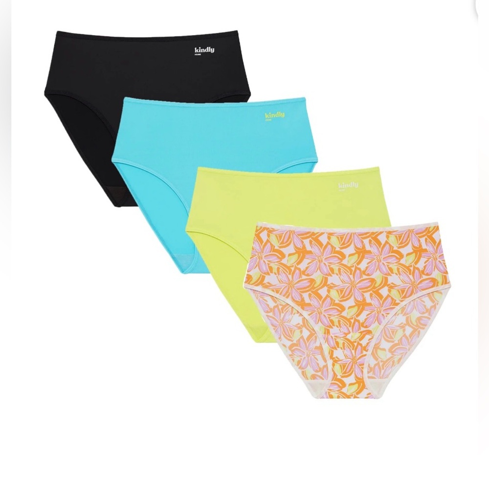 Kindly Yours So Comfy Modern Brief Panties 4-Pack Size XS 0/2 NIP